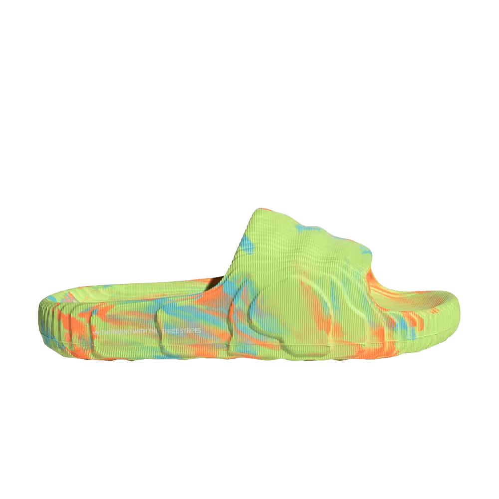 Adidas Adilette 22 Slide Race To Mars Pack - Semi Solar Yellow Orange
