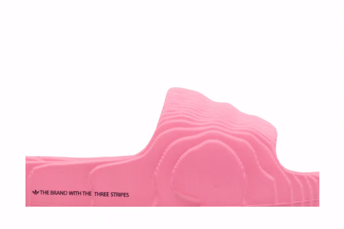 adidas Women's Adilette 22 Slides Lucid Pink, view 3