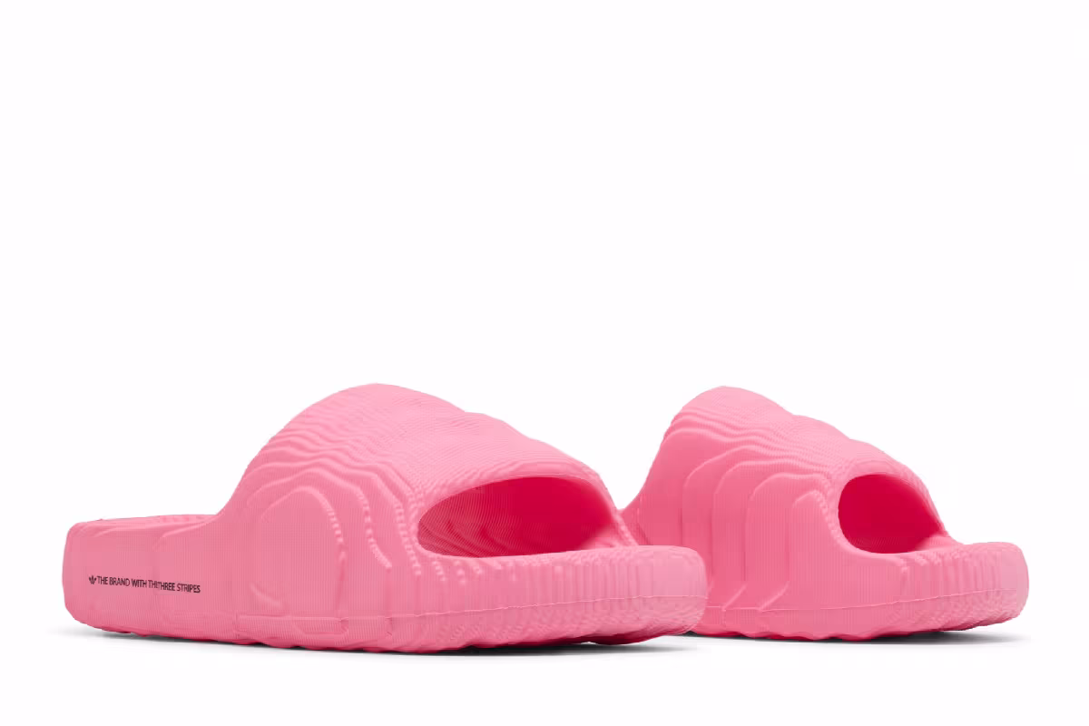 adidas Women's Adilette 22 Slides Lucid Pink, view 9