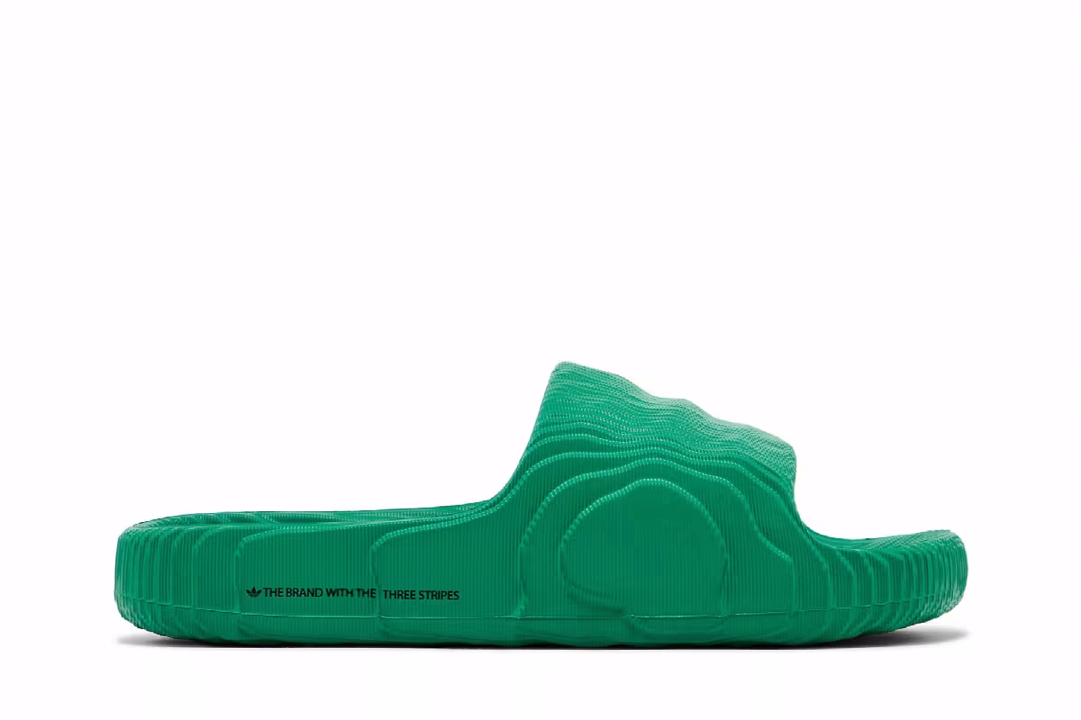 adidas Adilette 22 Slide Bold Green, view 2