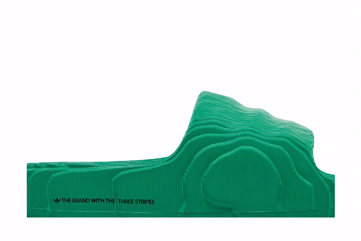 adidas Adilette 22 Slide Bold Green, view 3