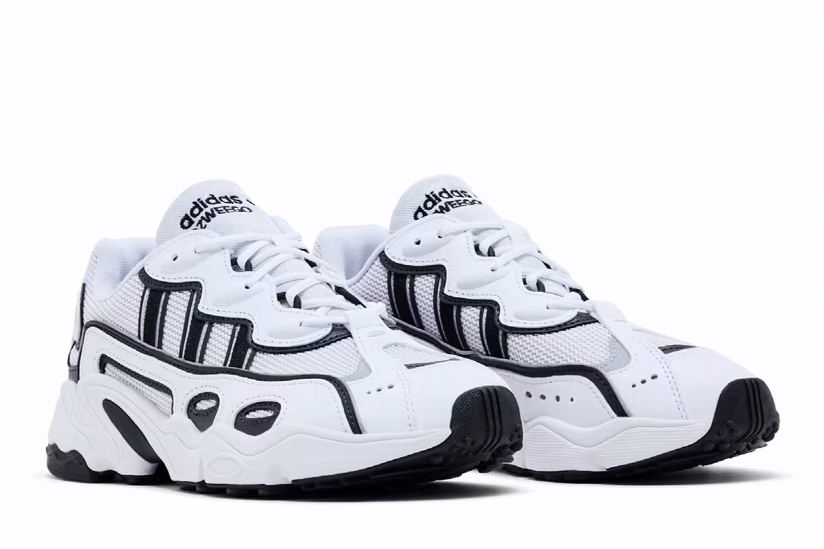 adidas Women's Ozweego OG White Black, view 9