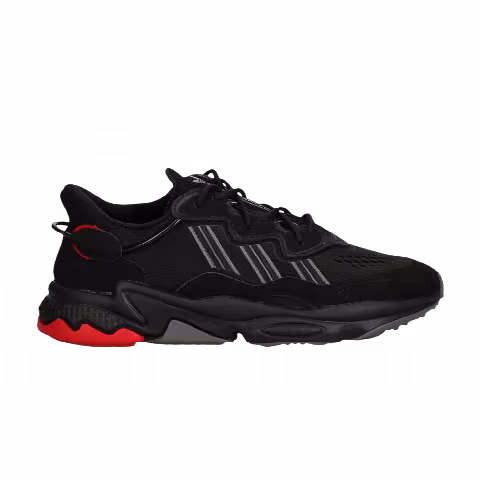 adidas Ozweego 'Black Grey Scarlet'