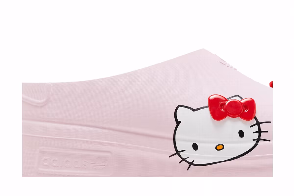 Hello Kitty x adidas Women's Adifom Stan Smith Mule 50th Anniversary Pack - Clear Pink, view 3
