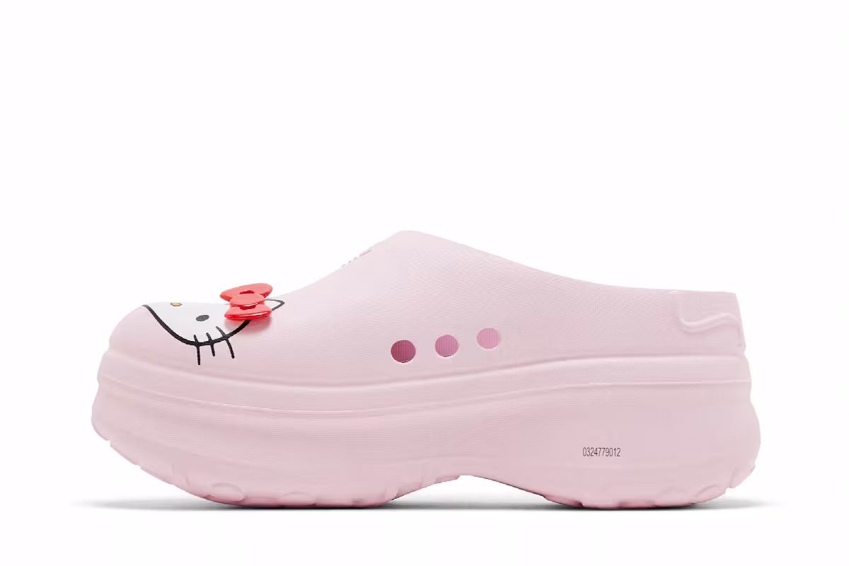 Hello Kitty x adidas Women's Adifom Stan Smith Mule 50th Anniversary Pack - Clear Pink, view 4