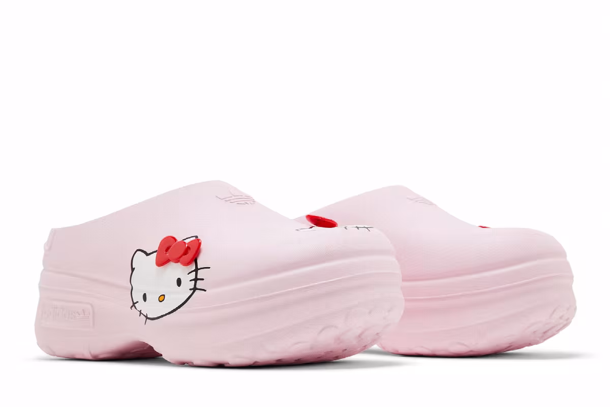 Hello Kitty x adidas Women's Adifom Stan Smith Mule 50th Anniversary Pack - Clear Pink, view 9
