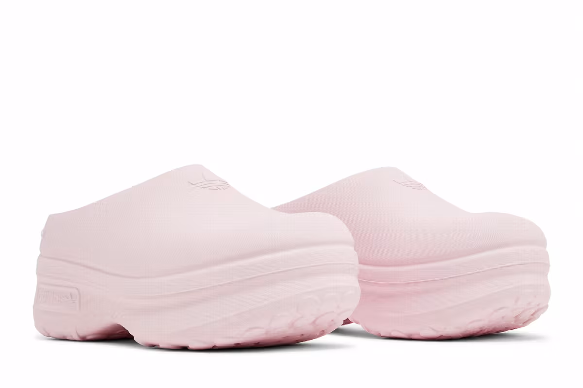 adidas Women's Adifom Stan Smith Mule Clear Pink, view 9