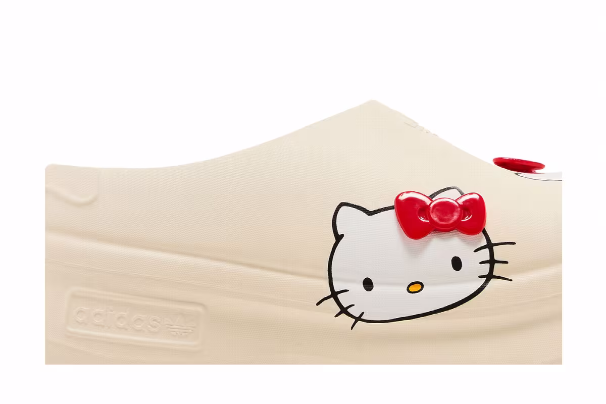 Hello Kitty x adidas Women's Adifom Stan Smith Mule 50th Anniversary Pack - Off White, view 3