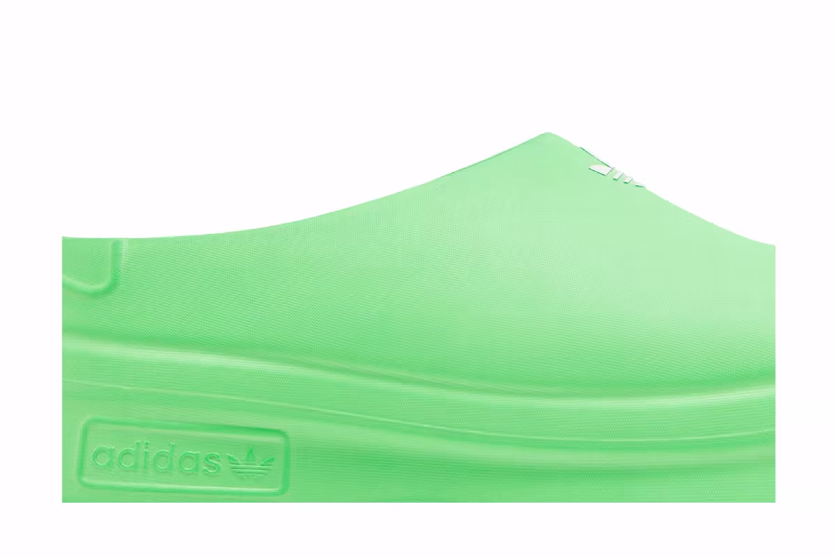 adidas Women's Adifom Stan Smith Mule Solar Green, view 3
