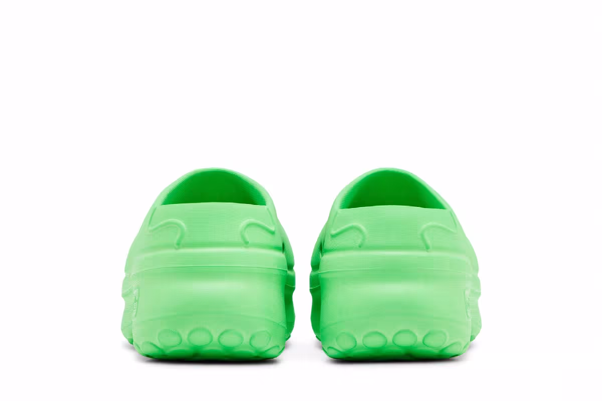 adidas Women's Adifom Stan Smith Mule Solar Green, view 7