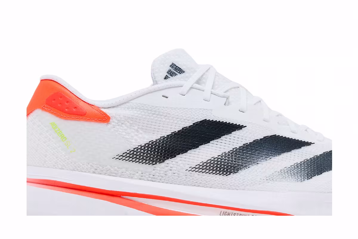 adidas Adizero SL2 White Black Orange, view 3