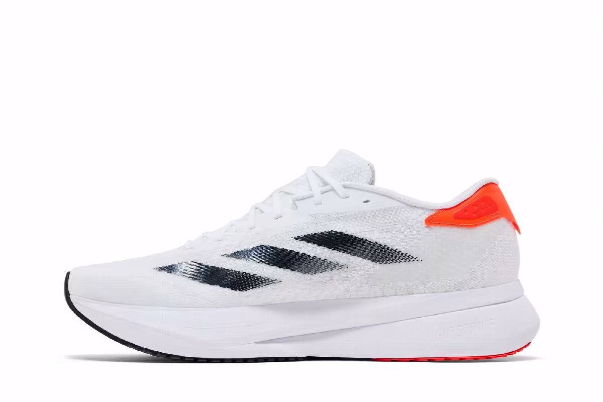 adidas Adizero SL2 White Black Orange, view 4