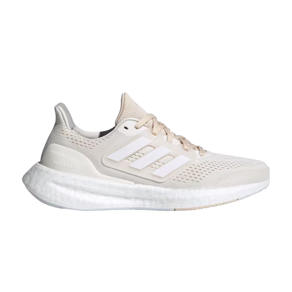 Adidas Women's PureBoost 23 Ivory Zero Metallic