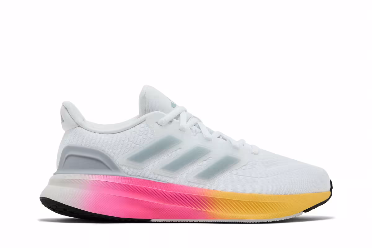 Adidas Ultrarun 5 J White Lucid Pink, view 2