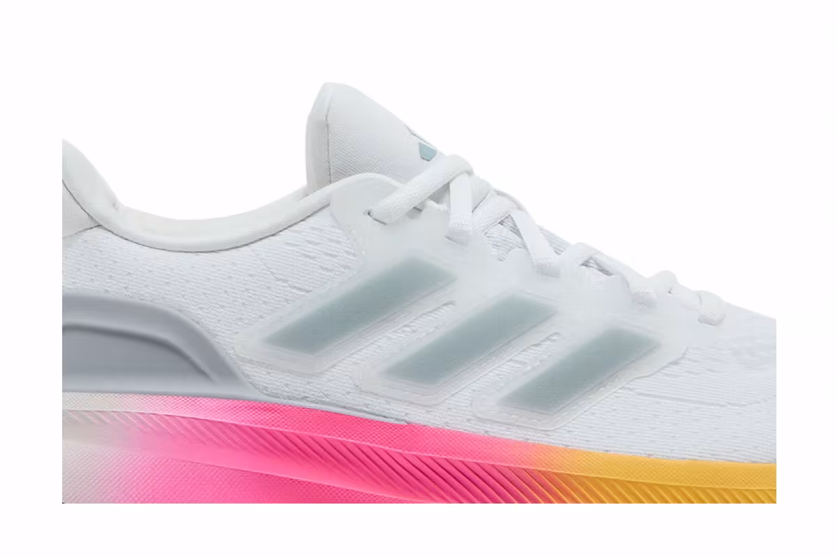 Adidas Ultrarun 5 J White Lucid Pink, view 3