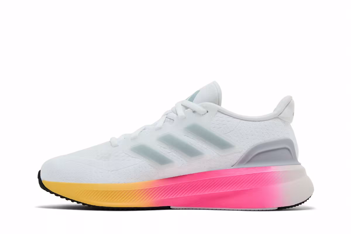 Adidas Ultrarun 5 J White Lucid Pink, view 4