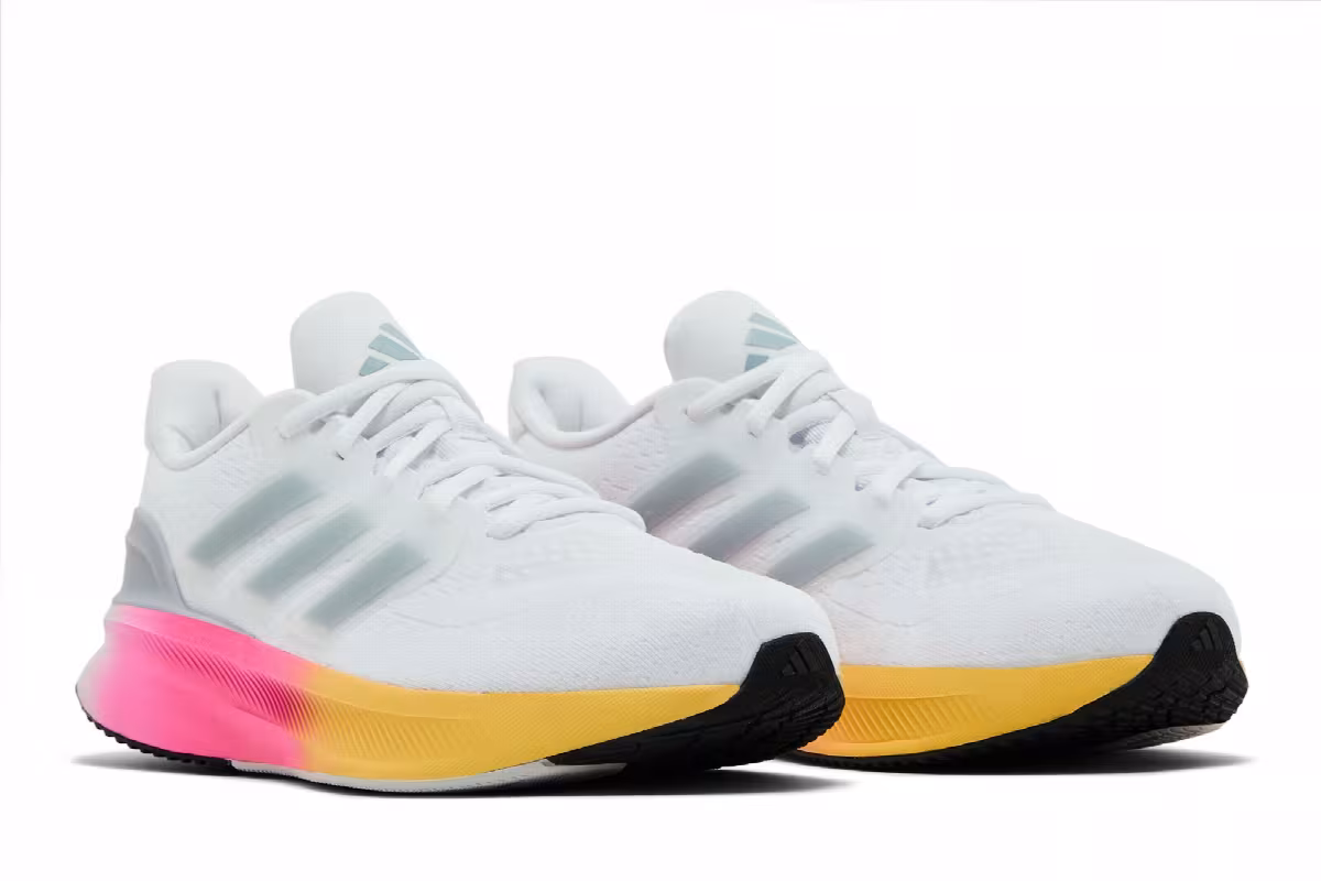 Adidas Ultrarun 5 J White Lucid Pink, view 9
