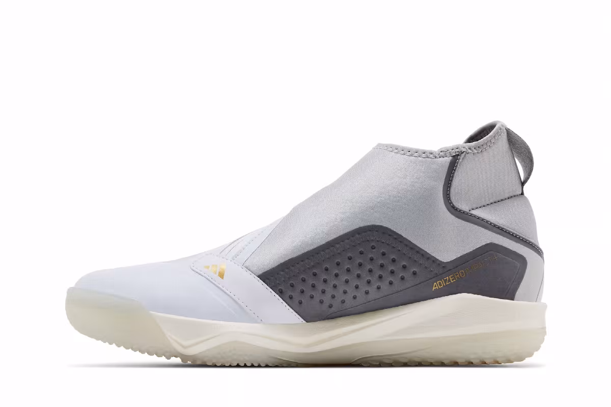 adidas Adizero Impact+ Turf White Gold Metallic, view 4