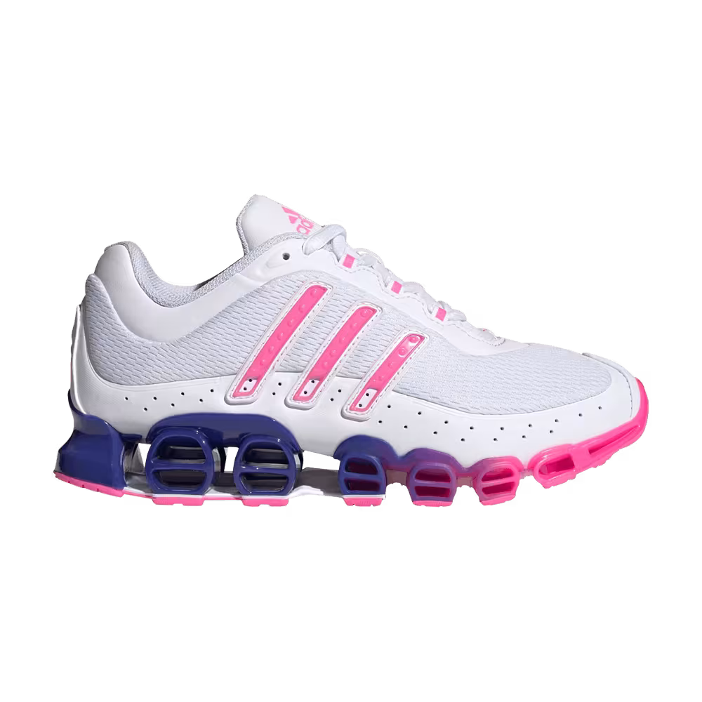 adidas Women's a3 Megaride White Lucid Pink Blue
