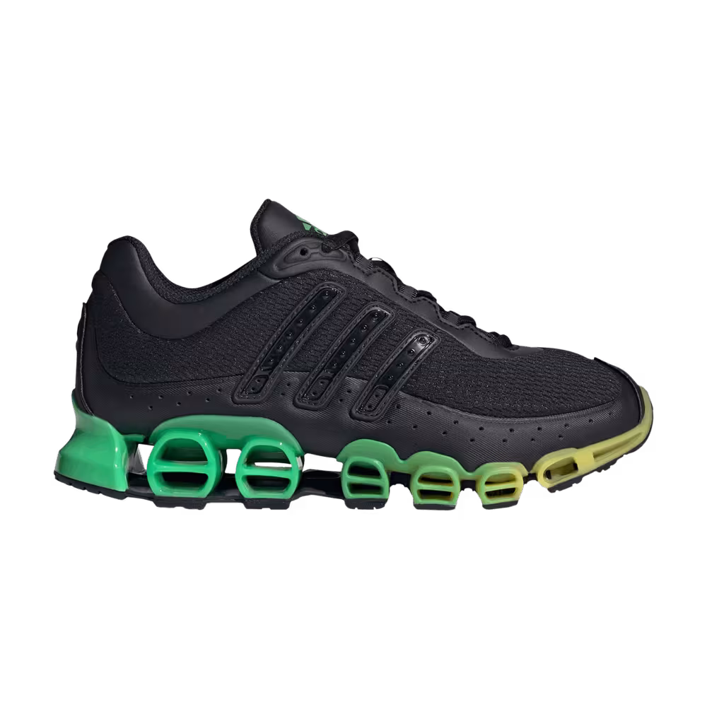 adidas Women's a3 Megaride Black Semi Screaming Green