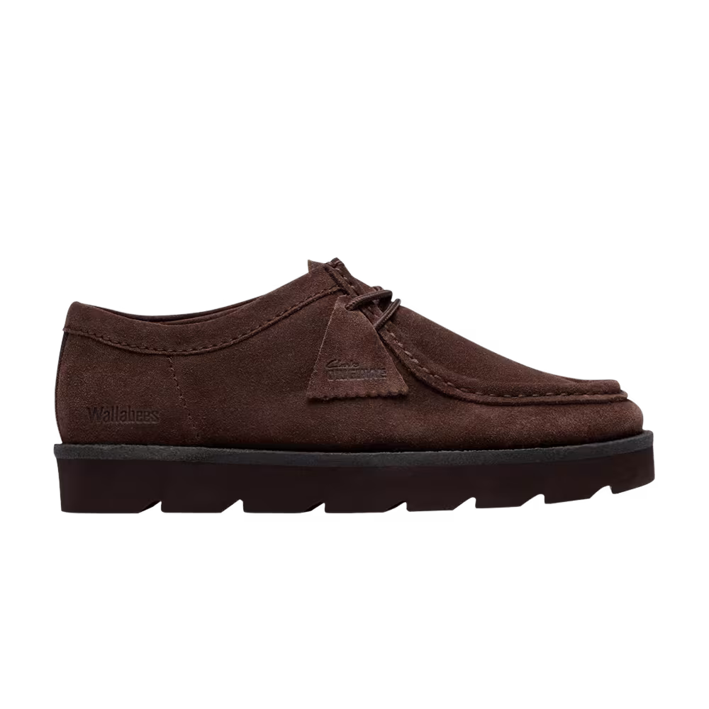 Clarks Meare Walla Dark Brown Suede