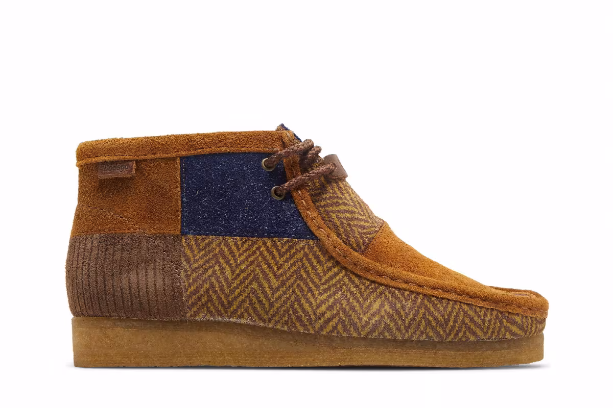 Bodega x Clarks Wallabee 2.0 Heritage Patchwork, view 2