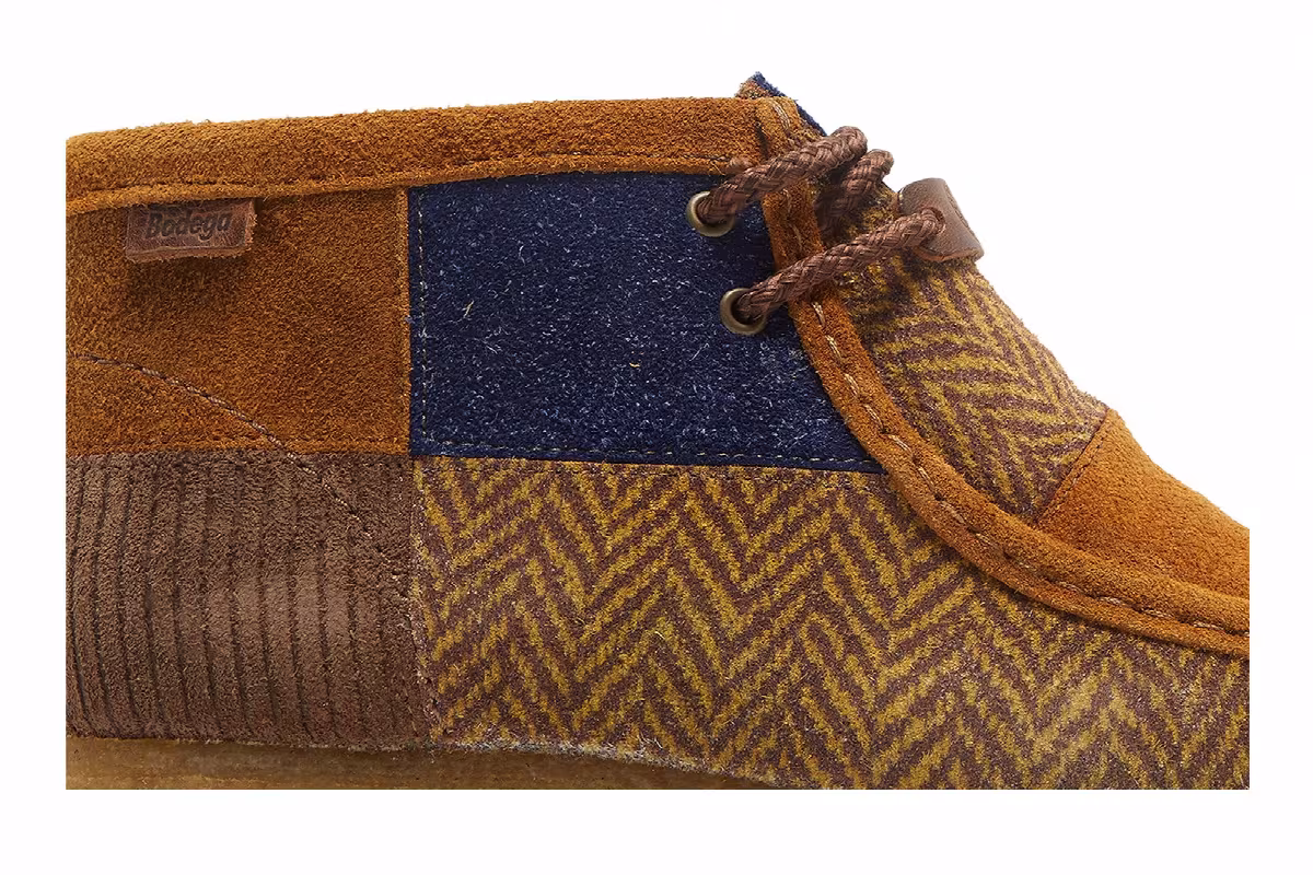 Bodega x Clarks Wallabee 2.0 Heritage Patchwork, view 3