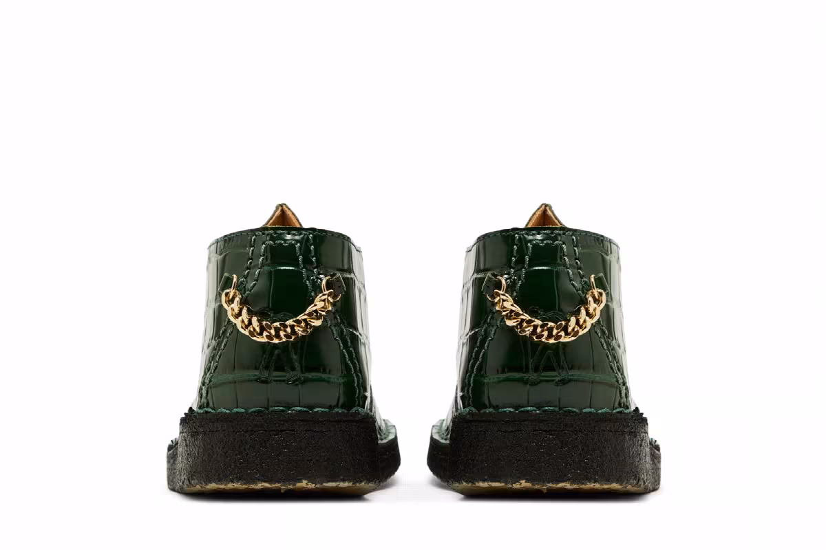 Martine Rose x Supreme x Clarks Desert Trek Green, view 7