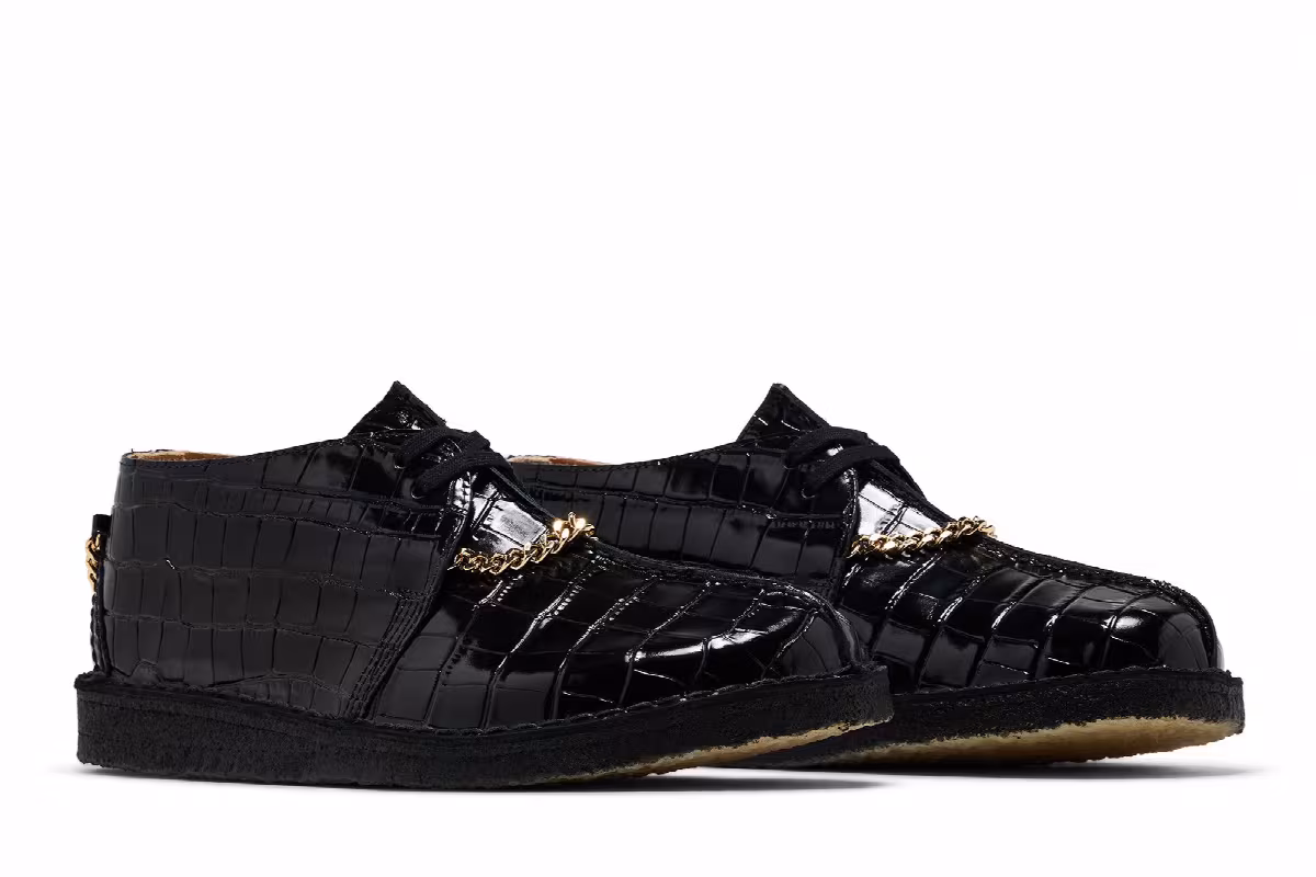 Martine Rose x Supreme x Clarks Desert Trek Black, view 9