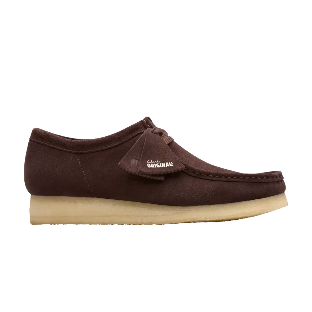 Clarks Wallabee Dark Brown Suede