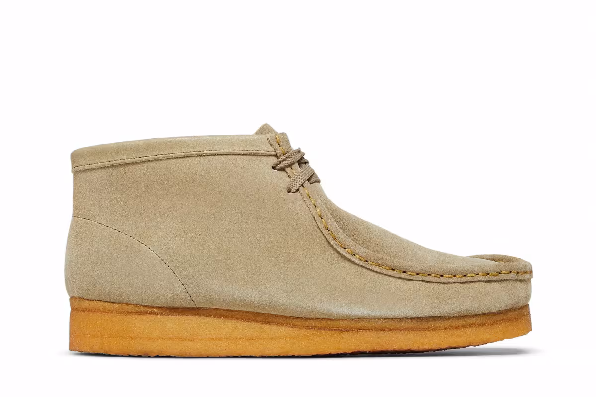 Clarks Wallabee Boot Maple Suede, view 2