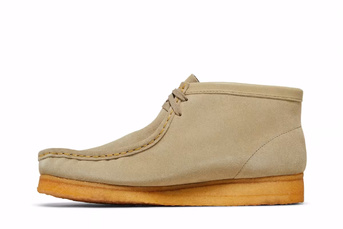 Clarks Wallabee Boot Maple Suede, view 4