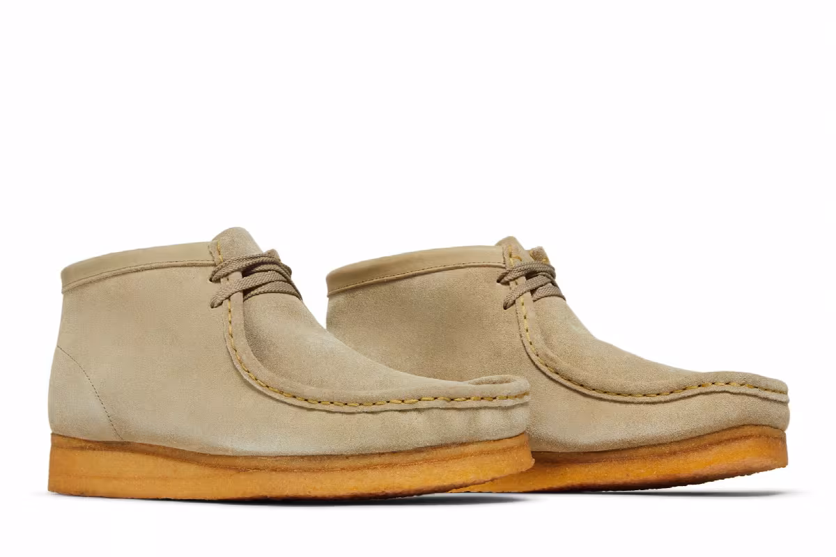 Clarks Wallabee Boot Maple Suede, view 9