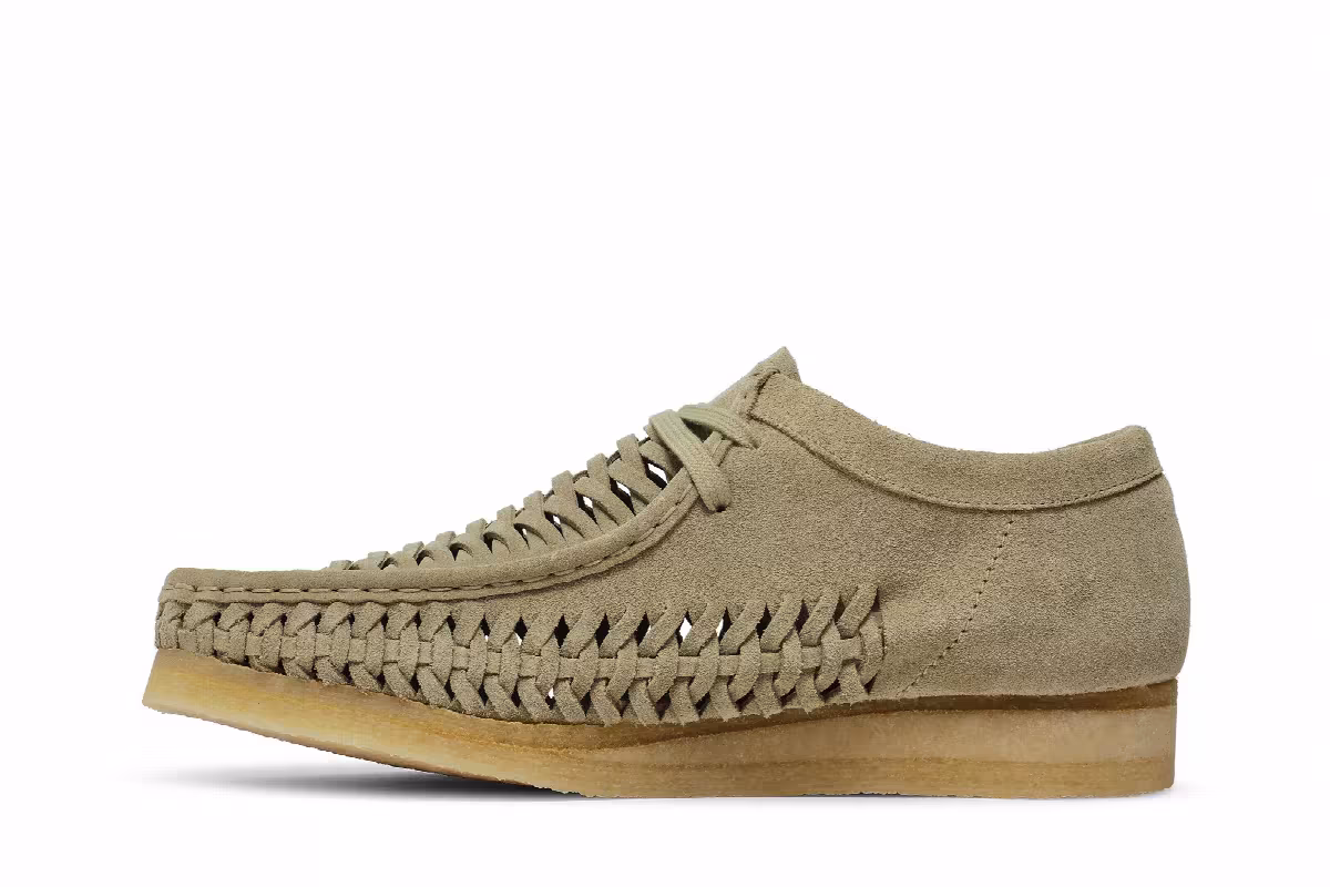 Supreme x Clarks Woven Wallabee Tan, view 4