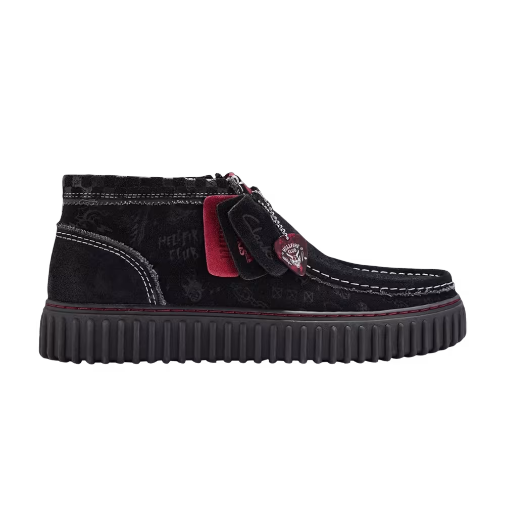 Stranger Things x Clarks Torhill Hi Hellfire Club - Black