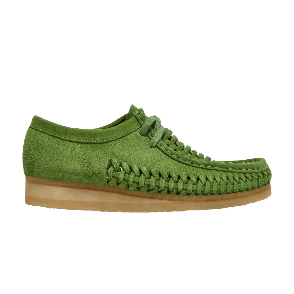 Clarks Supreme x Woven Wallabee Green