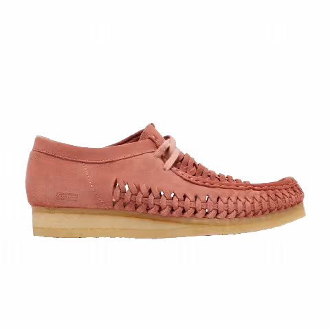 Clarks Supreme x Woven Wallabee 'Pink'