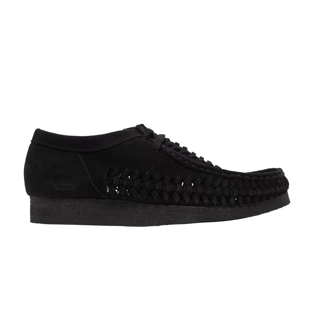 Supreme x Clarks Woven Wallabee Black