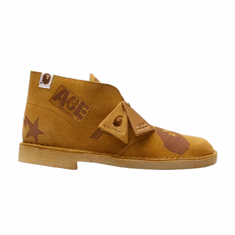A Bathing Ape x Clarks Desert Boot 'Oak Embossed'