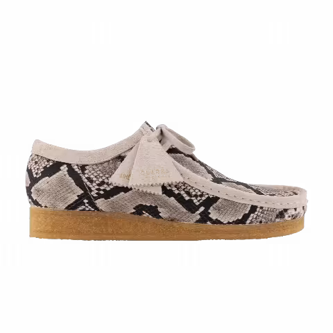Aimé Leon Dore x Clarks Wallabee 'Snakeskin - White Grey'