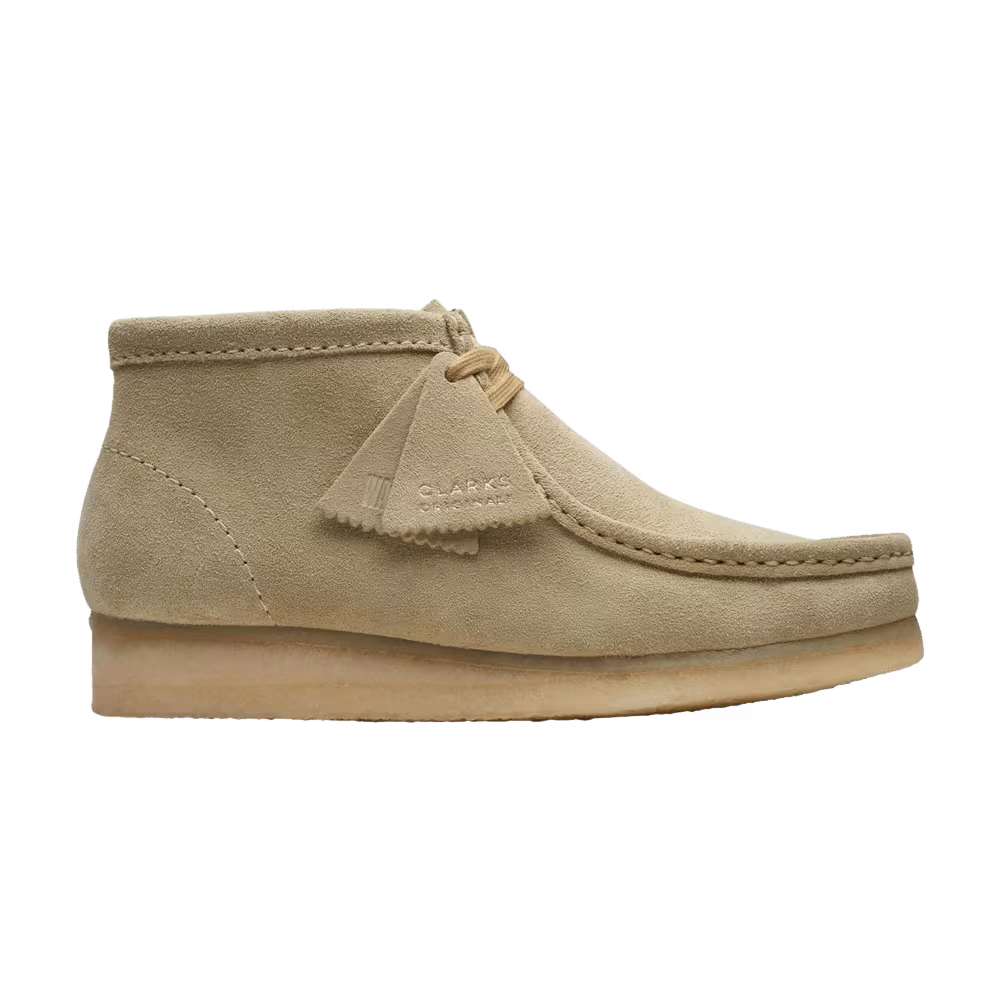 Clarks Women's Wallabee Boot Maple Suede