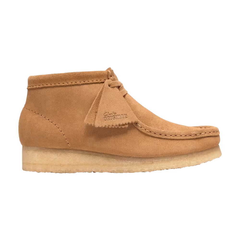 Clarks Women's Wallabee Boot Tan Suede