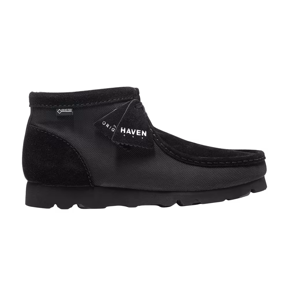 Haven x Clarks Wallabee Gore-Tex Ballistic Black