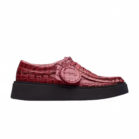 Martine Rose x Clarks Wmns Torview 'Burgundy Croc'