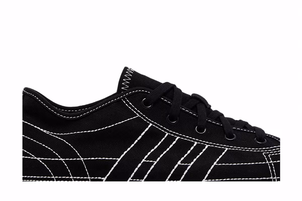 adidas Y-3 Nizza Low Black Off White, view 3