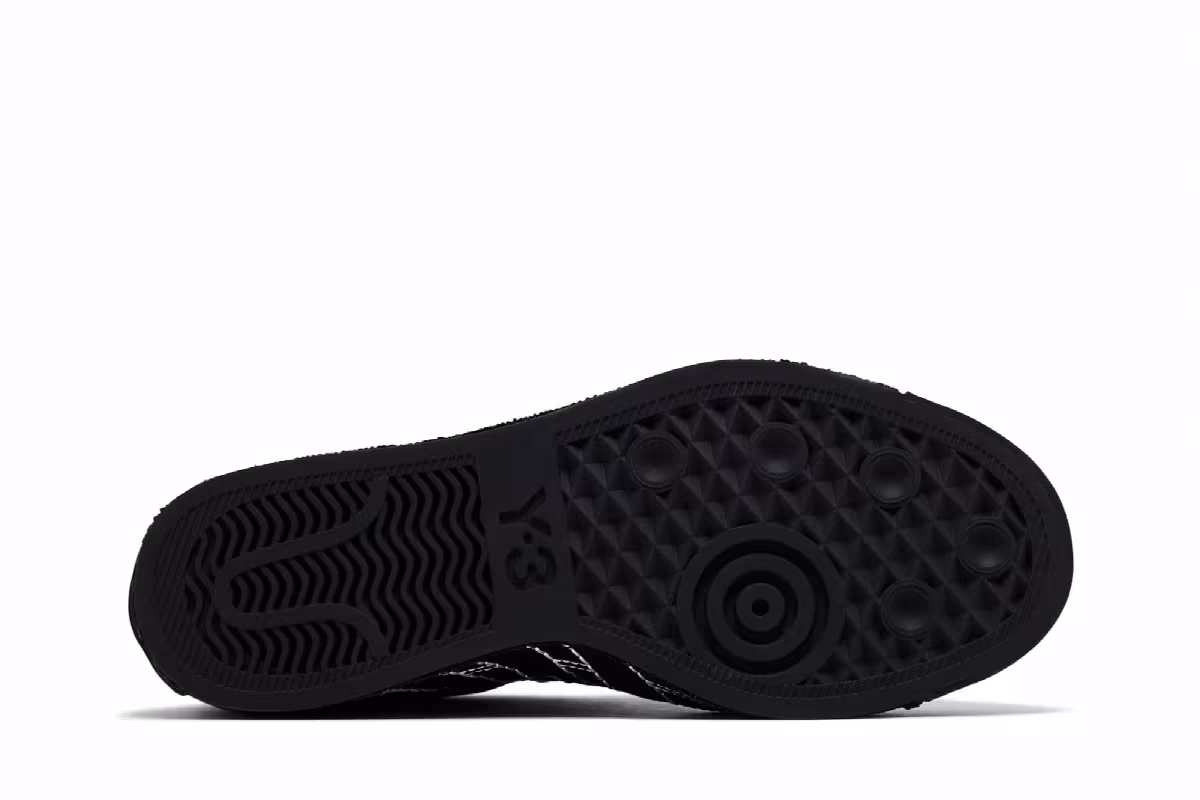 adidas Y-3 Nizza Low Black Off White, view 5