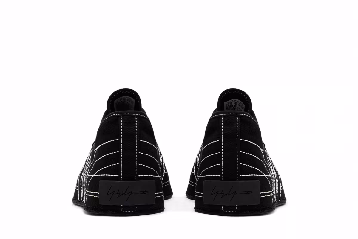 adidas Y-3 Nizza Low Black Off White, view 7