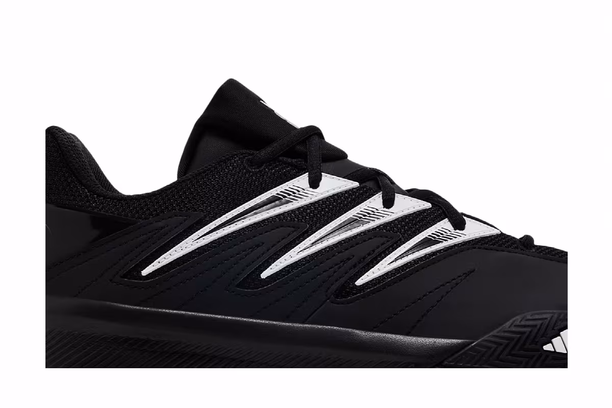 adidas Dame Certified 3 Low Black White, view 3