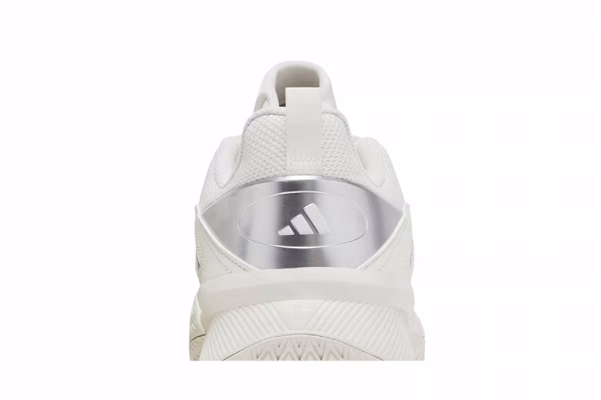 adidas Dame Certified 3 Low White Silver Metallic, view 8
