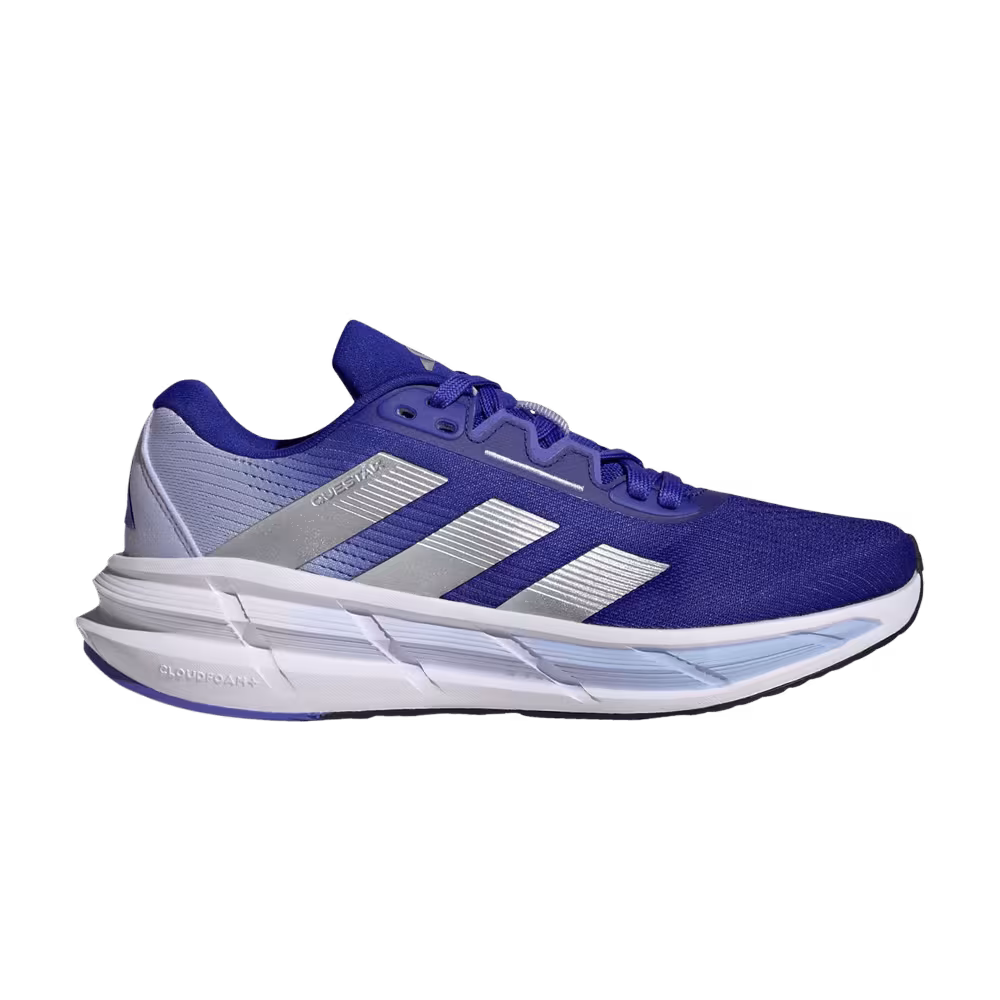 Adidas Women's Questar 3 Lucid Blue Silver Metallic